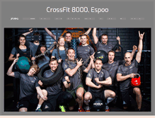 Tablet Screenshot of crossfit8000.com